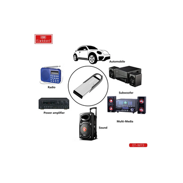 Earldom M73 Bluetooth 5.0 Usb Aux Dönüştürücü - Gümüş