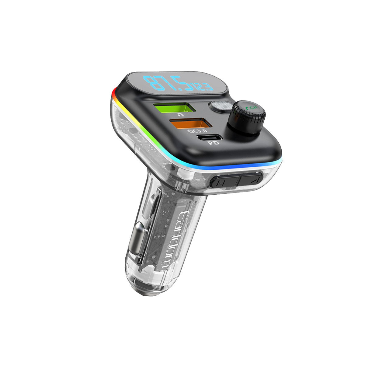 Earldom M80 Bluetooth USB 3.0 ve Type C PD Hızlı Şarj FM Transmitter
