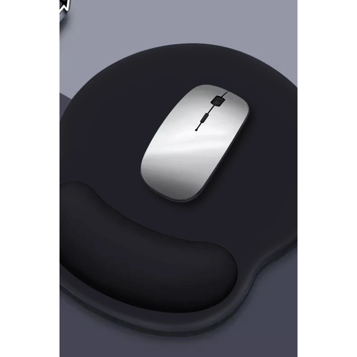 Earldom MP01 Bilek Destekli Mouse Pad - Siyah