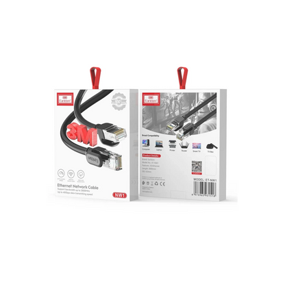 Earldom NW1 3M Cat 6 Ethernet Network Kablosu - Siyah