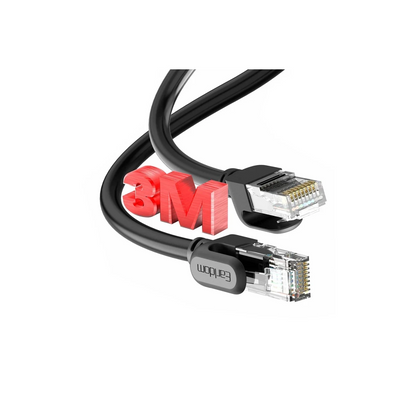 Earldom NW1 3M Cat 6 Ethernet Network Kablosu - Siyah