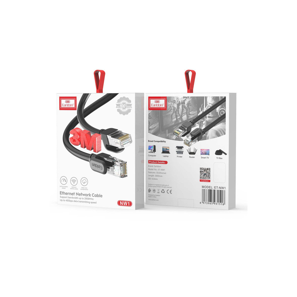 Earldom NW1 3M Cat 6 Ethernet Network Kablosu