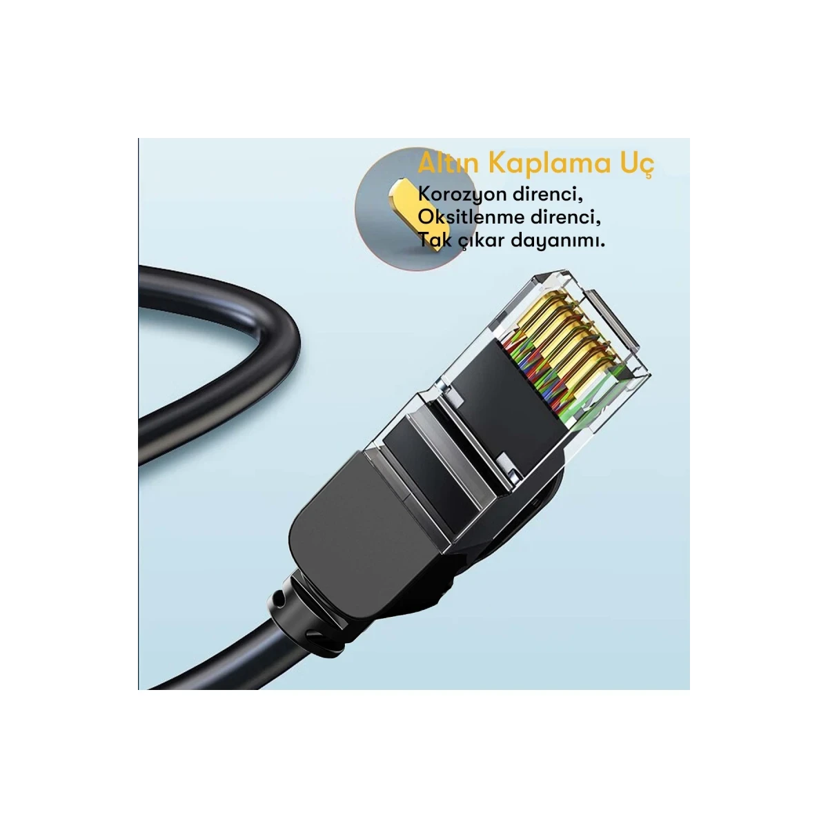 Earldom NW1 5M Cat 6 Ethernet Network Kablosu - Siyah
