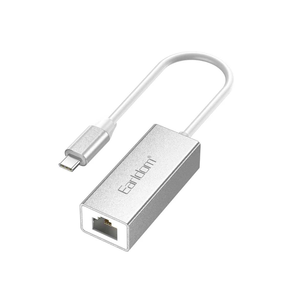 Earldom NW5C 100 Mpbs Type-C to RJ45 Ethernet Network Dönüştürücü - Beyaz