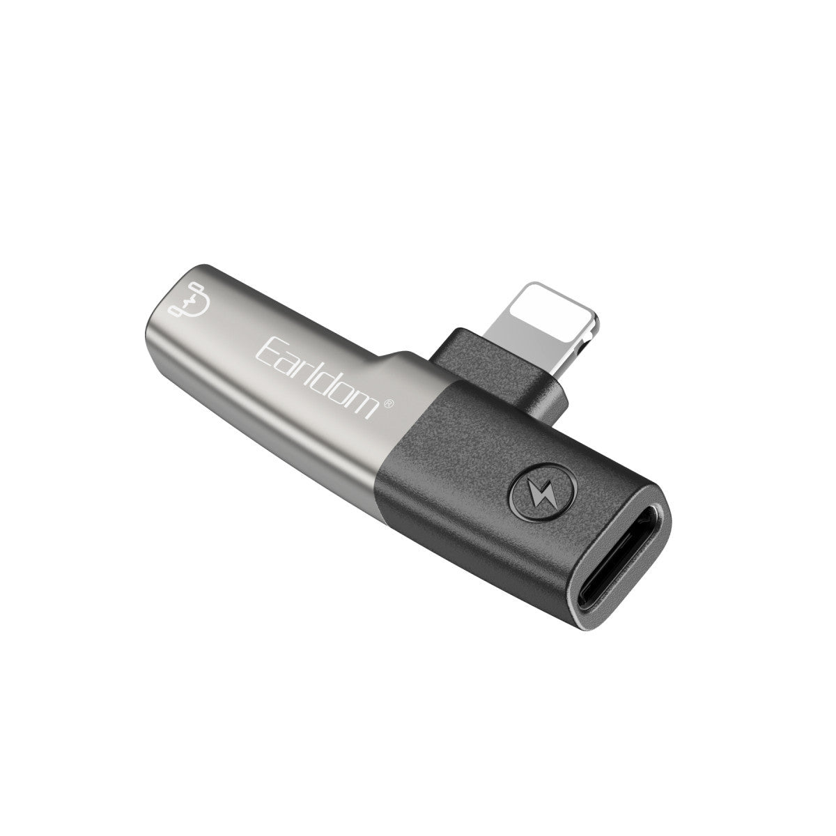 Earldom OT107L Lightning to 3.5mm ve Lightning Çıkış Dönüştürücü