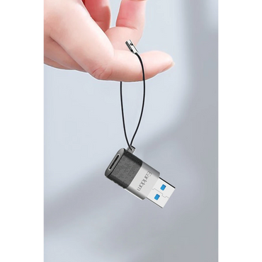 Earldom OT75 Tak Çalıştır USB to Type-C Dönüştürücü - Gri