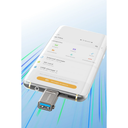 Earldom OT88C Tak Çalıştır Type-C to USB 3.0 Dönüştürücü - Siyah