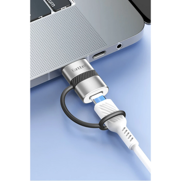 Earldom OT91A Tak Çalıştır USB to Type-C Dönüştürücü - Gümüş