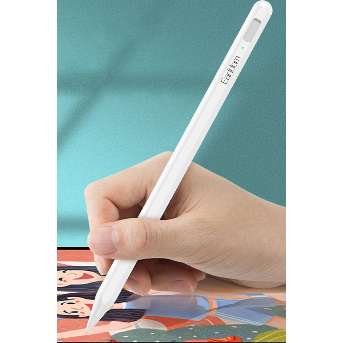 Earldom P8 Dokunmatik Stylus Kalem - Beyaz
