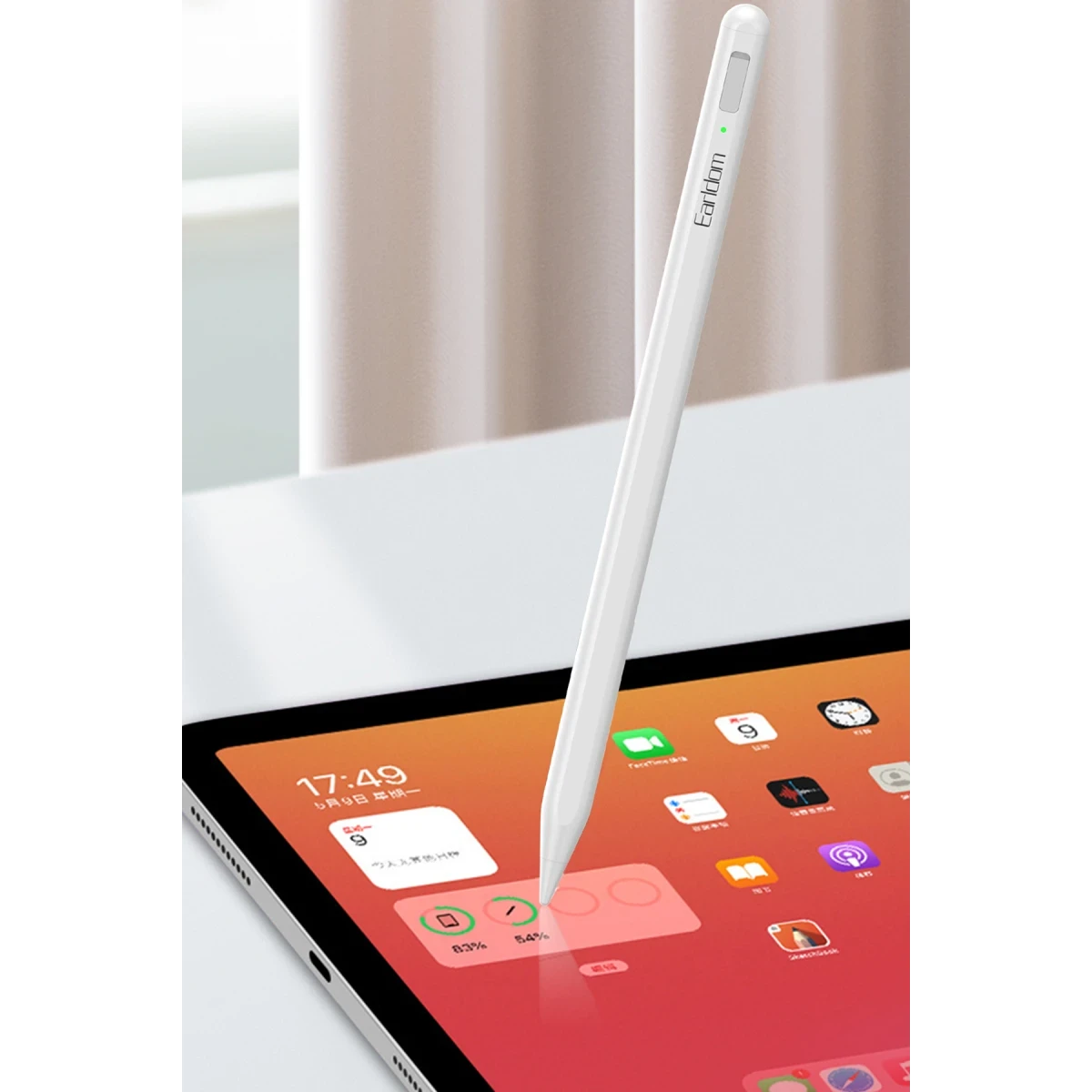 Earldom P8 Dokunmatik Stylus Kalem - Beyaz