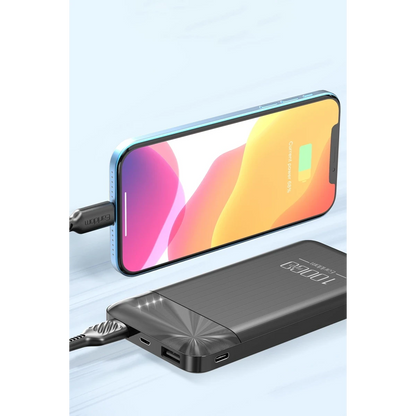 Earldom PB63 10.000 mAh 2 Adet 10W USB Çıkışlı Powerbank - Siyah