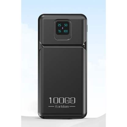 Earldom PB64 10.000 mAh 2 Adet 10W USB Çıkışlı Dijital Göstergeli Powerbank - Siyah