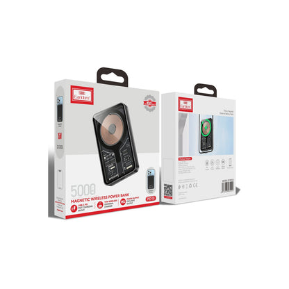 Earldom PD19 5.000 mAh Kablosuz Şarjlı Standlı PD Hızlı Şarj Powerbank
