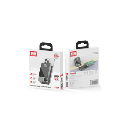 Earldom PD23 5.000 mAh 20W Kablosuz Şarjlı PD Hızlı Şarj Mini Powerbank