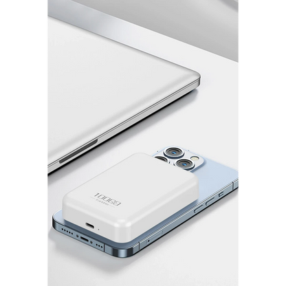 Earldom PD48 10.000 mAh 15W Kablosuz Şarj ve 20W Type-C Çıkışlı PD Hızlı Şarj Powerbank - Beyaz