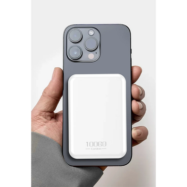 Earldom PD48 10.000 mAh 15W Kablosuz Şarj ve 20W Type-C Çıkışlı PD Hızlı Şarj Powerbank - Beyaz