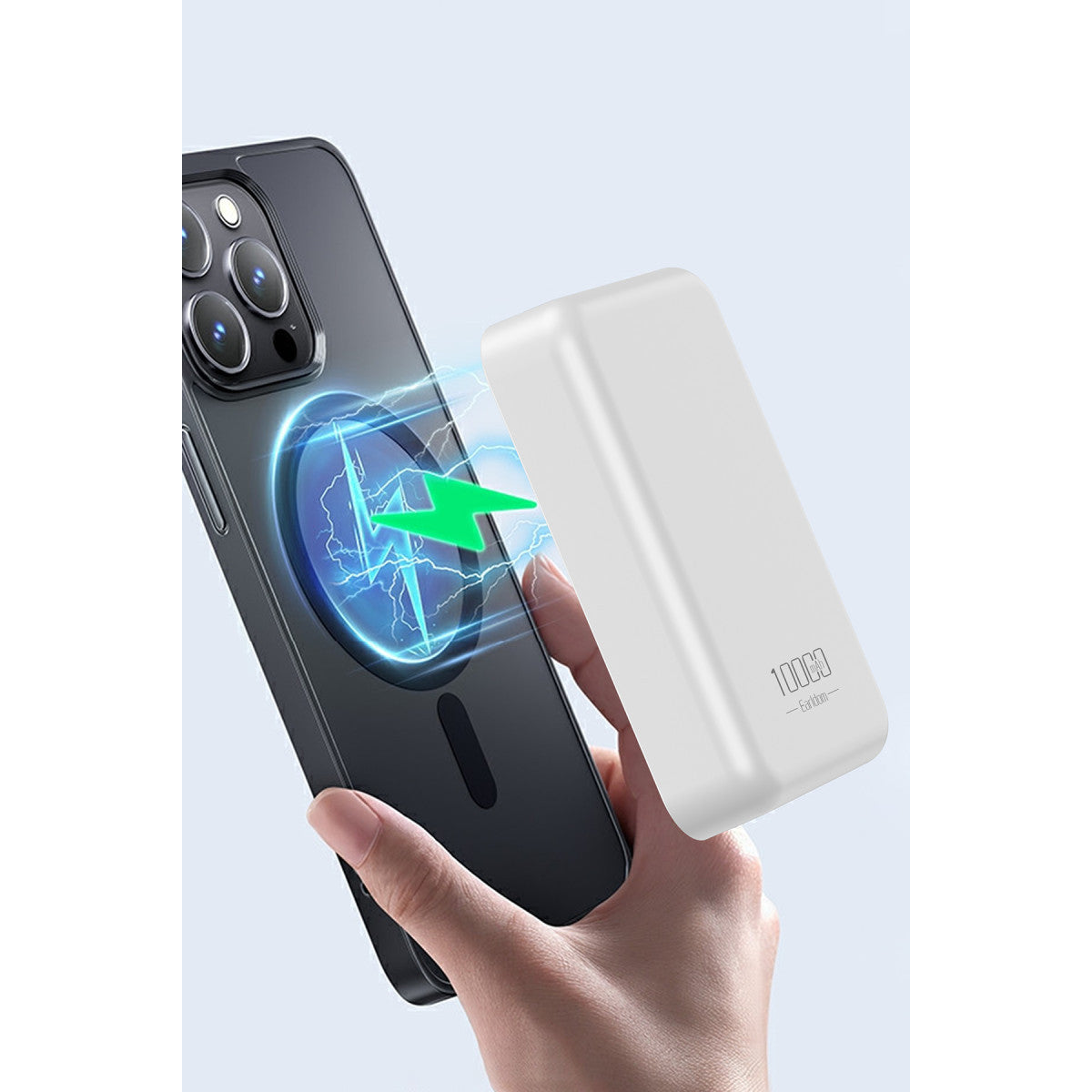 Earldom PD48 10.000 mAh 15W Kablosuz Şarj ve 20W Type-C Çıkışlı PD Hızlı Şarj Powerbank