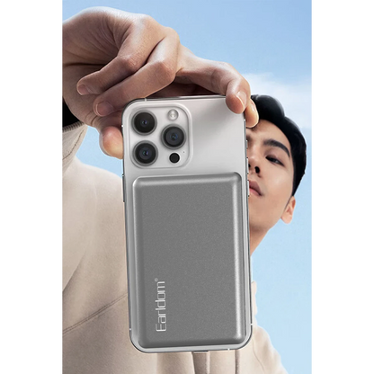 Earldom PD49 10.000 mAh 15W Kablosuz Şarj ve 20W Type-C Çıkışlı PD Hızlı Şarj Powerbank - Siyah