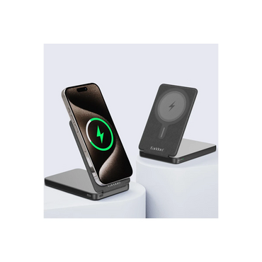 Earldom PD58 5.000 mAh 20W Kablosuz Şarj ve 20W Type-C Çıkışlı PD Hızlı Şarj ve Standlı Powerbank - Siyah