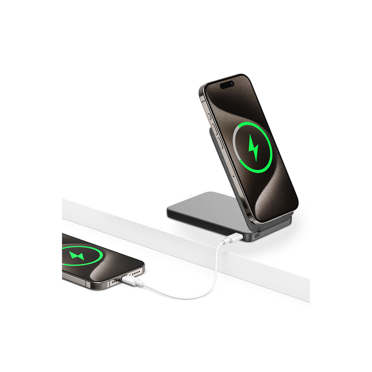 Earldom PD58 5.000 mAh 20W Kablosuz Şarj ve 20W Type-C Çıkışlı PD Hızlı Şarj ve Standlı Powerbank