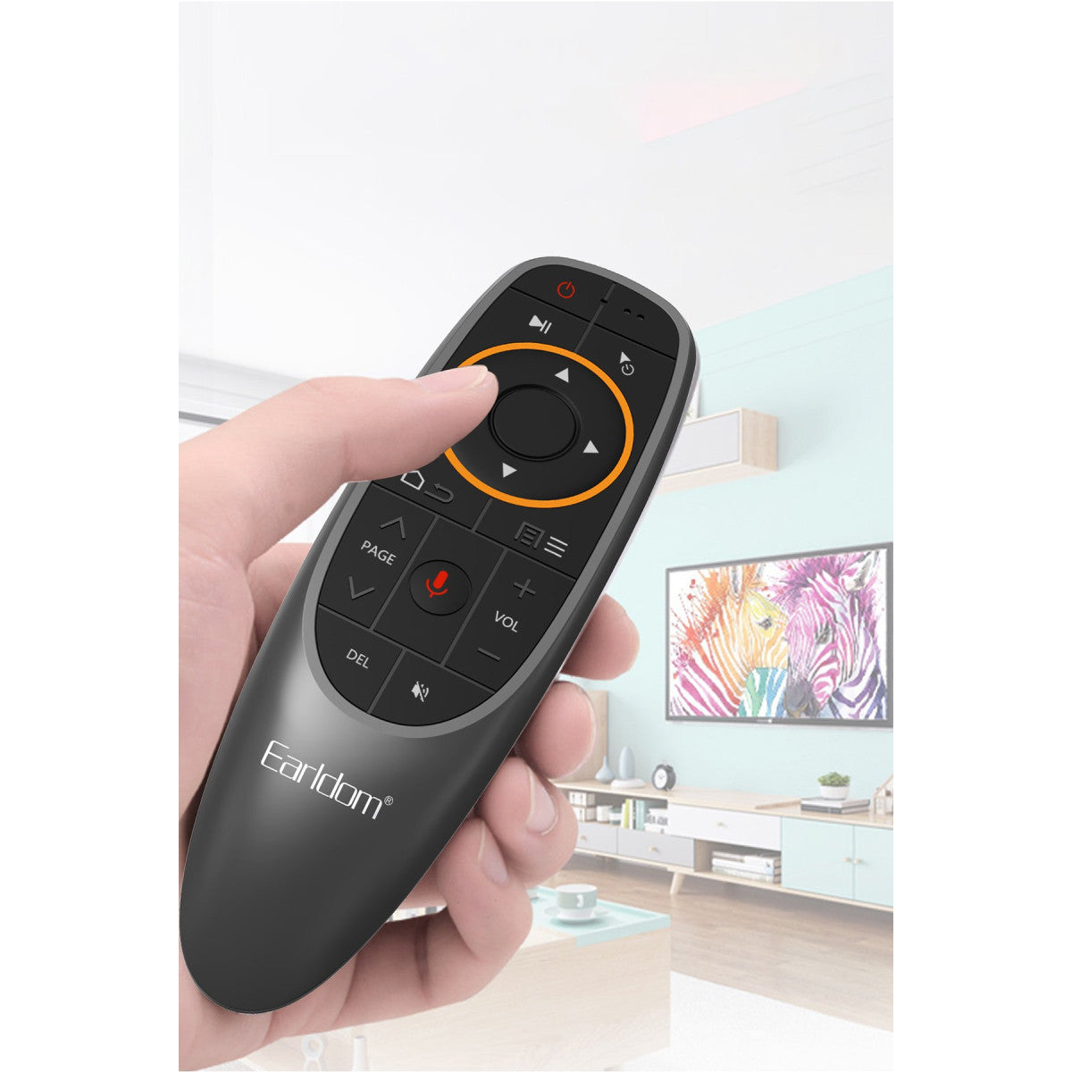 Earldom RM01 Sesli Komut ve Fare Özellikli Kablosuz 2.4G Kumanda