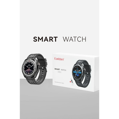 Earldom SW16 1.19 inç Amoled Ekranlı IP68 Su Geçirmez Sağlık Takip Özellikli Akıllı Saat - Siyah
