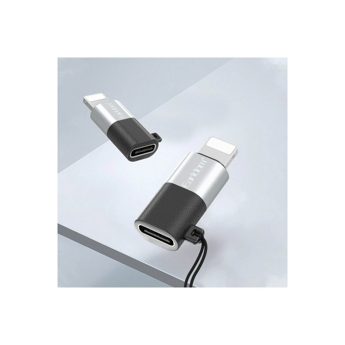 Earldom TC17 Tak Çalıştır Lightning to Type-C Dönüştürücü - Gümüş