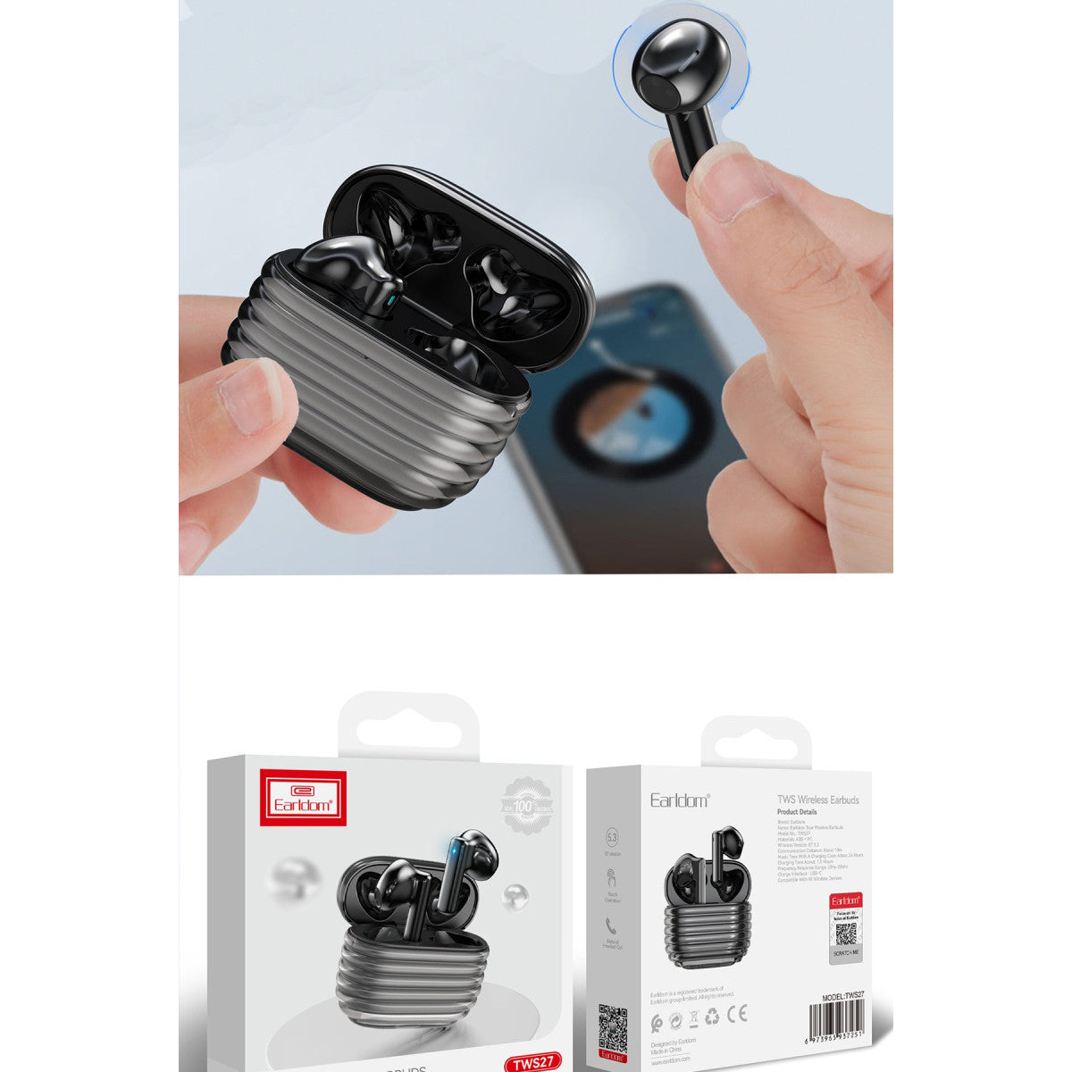 Earldom TWS27 Kablosuz Airpods Kulaklık