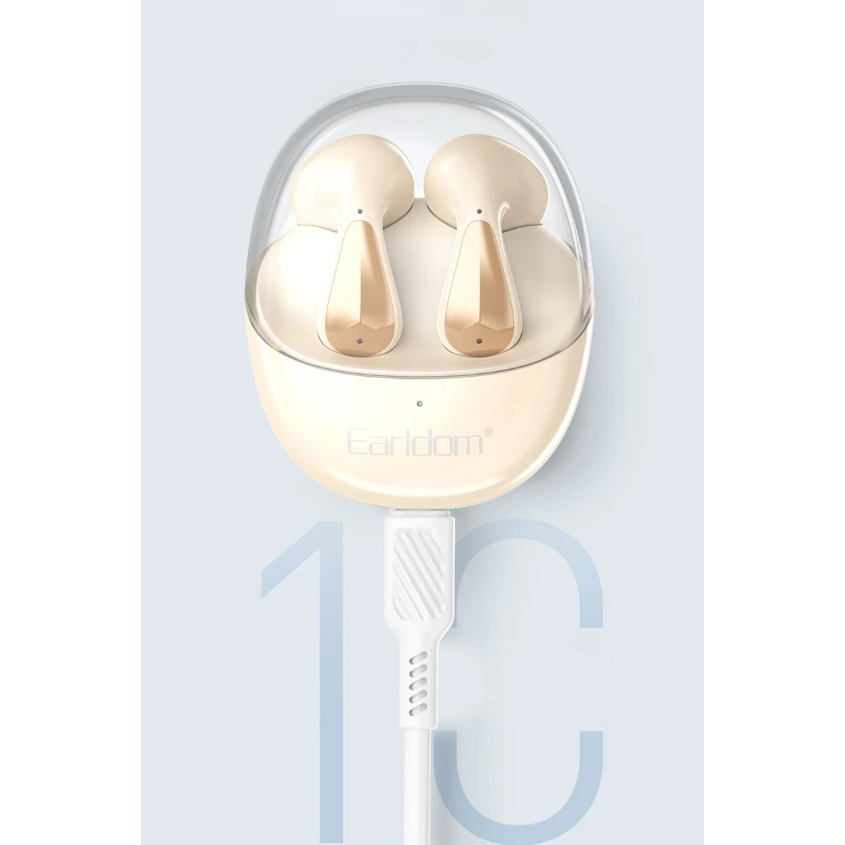 Earldom TWS33 BT 5.3 Kablosuz Airpods Kulaklık - Gold