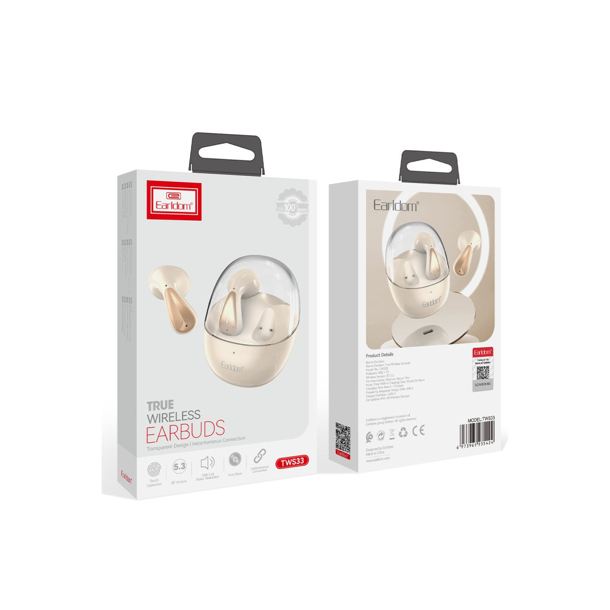 Earldom TWS33 BT 5.3 Kablosuz Airpods Kulaklık