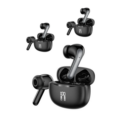 Earldom TWS36 Aktif Gürültü Engelleyici Özellikli Bluetooth 5.3 Kablosuz Airpods Kulaklık - Siyah