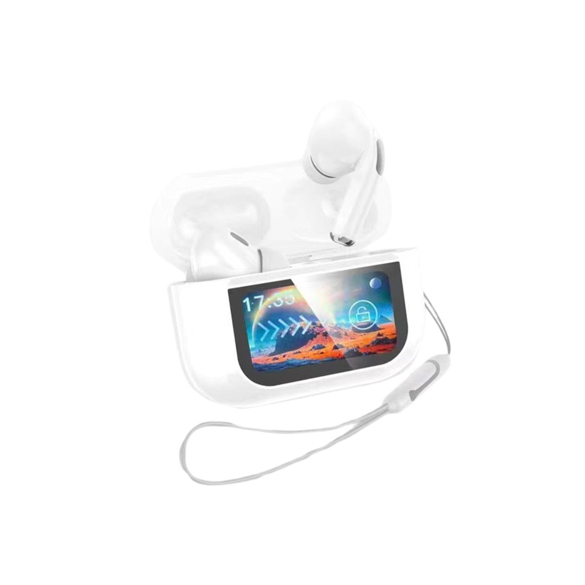 Earldom TWS40 Aktif Gürültü Engelleyici Özellikli Dijital Ekranlı Bluetooth 5.3 Kablosuz Airpods Kulaklık
