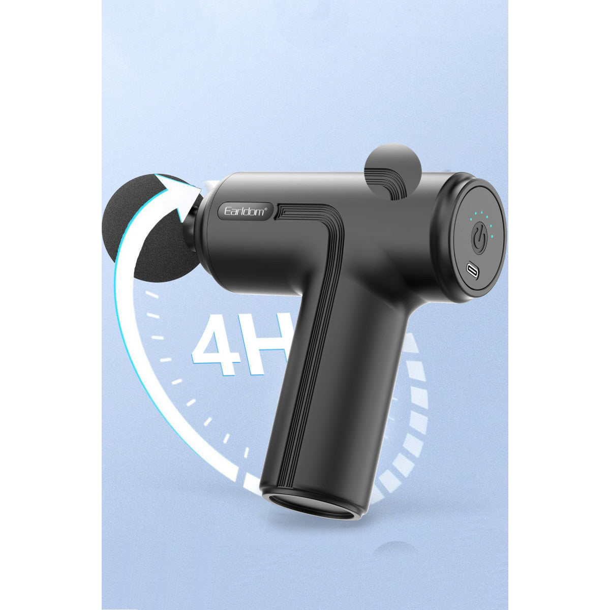 Earldom V6 6 Seviyeli 4 Değişir Başlıklı Kablosuz Masaj Aleti