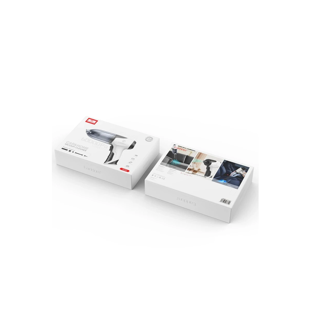 Earldom VC01 3600mAh Kablosuz Araç Süpürge - Beyaz