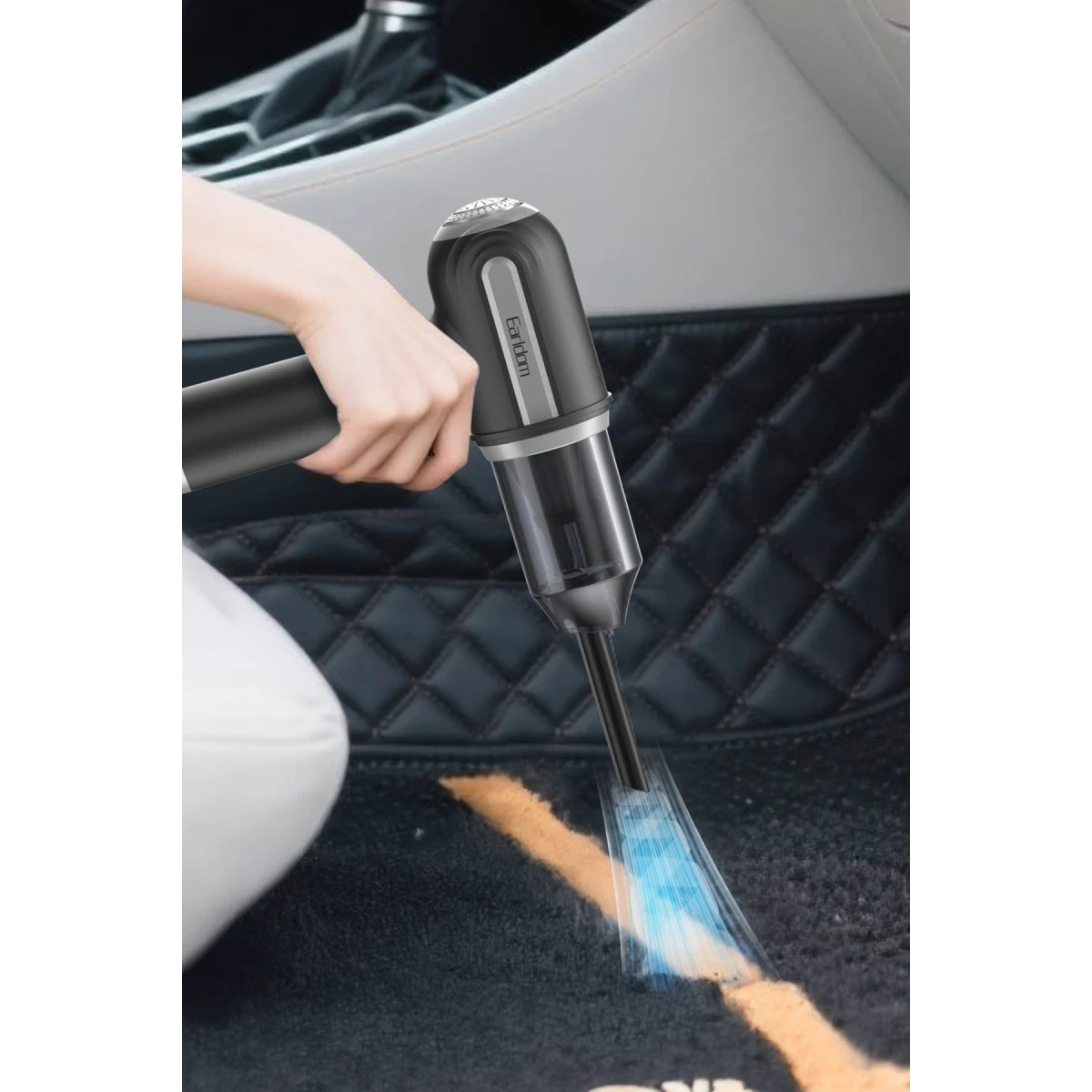 Earldom VC02 1500mAh Kablosuz Vakumlu Araç Süpürgesi - Siyah