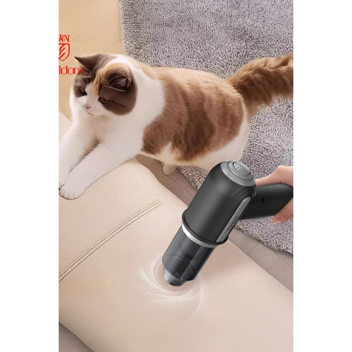 Earldom VC02 1500mAh Kablosuz Vakumlu Araç Süpürgesi - Siyah