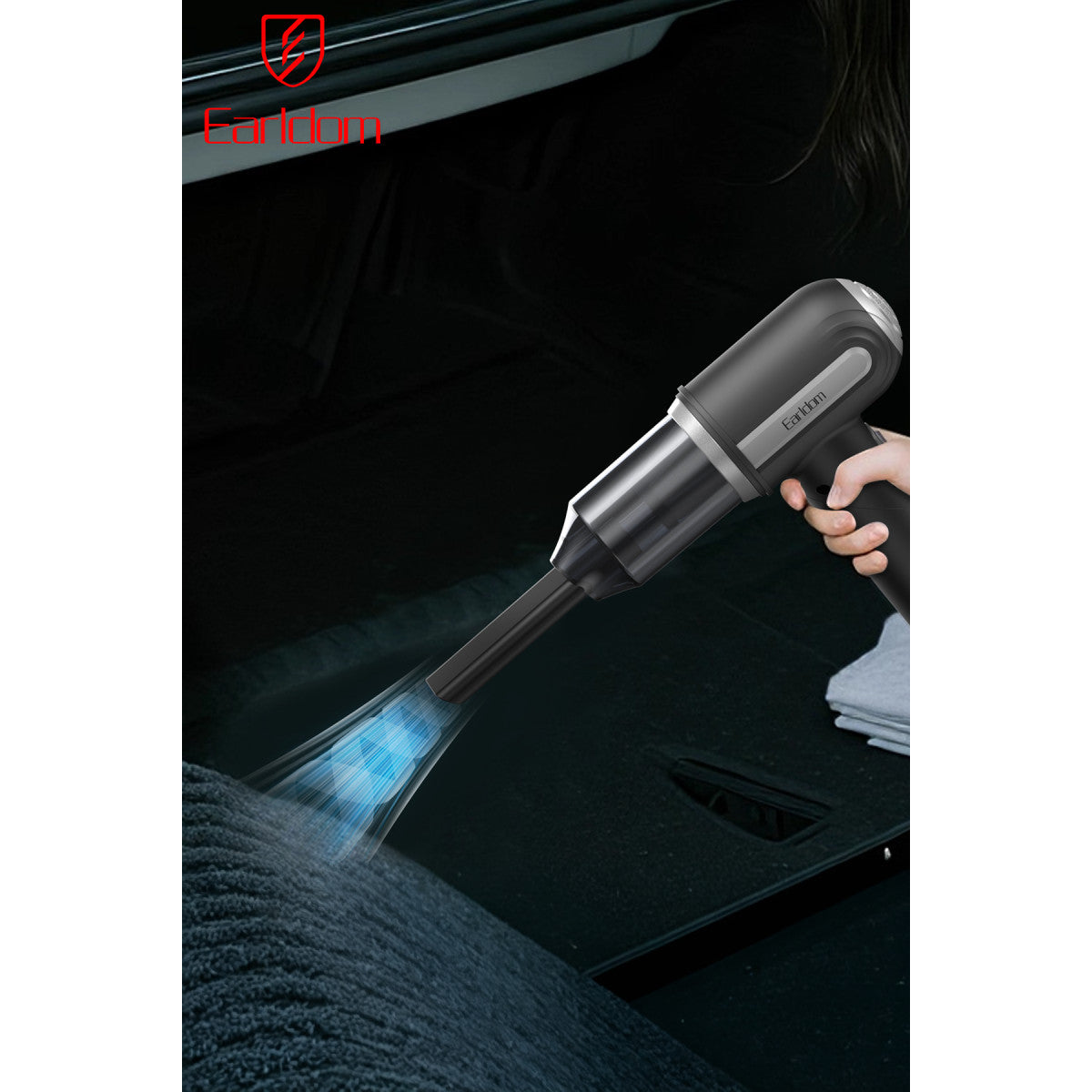 Earldom VC02 1500mAh Kablosuz Vakumlu Araç Süpürgesi