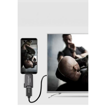 Earldom W19 4K Tak Çalıştır Type-C to HDMI Dönüştürücü - Siyah