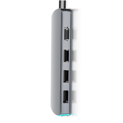 Earldom W20 8in1 4K Hub Dönüştürücü - Gri