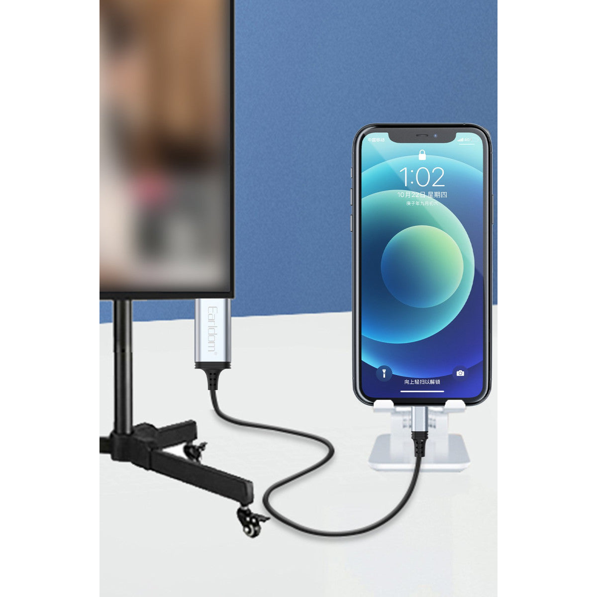 Earldom W35 2K 2M Tak Çalıştır Lightning to HDMI Dönüştürücü