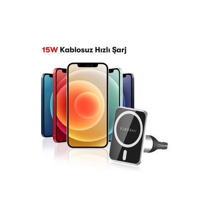 Earldom WC14 Magsafe Araç Tutucu - Siyah