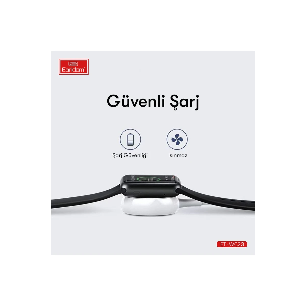 Earldom WC23 Kablosuz Manyetik Akıllı Saat Şarjı Galaxy Watch 3/4/Active 1/Active 2