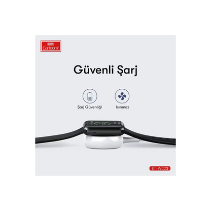 Earldom WC23 Kablosuz Manyetik Akıllı Saat Şarjı Galaxy Watch 3/4/Active 1/Active 2