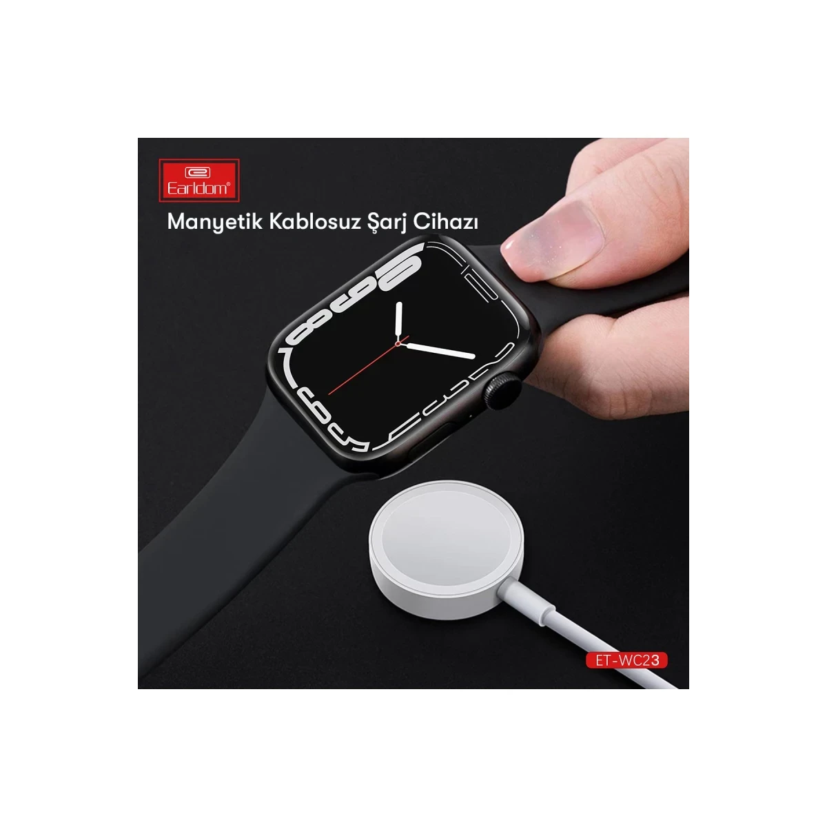 Earldom WC23 Kablosuz Manyetik Akıllı Saat Şarjı Galaxy Watch 3/4/Active 1/Active 2