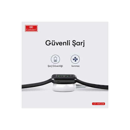 Earldom WC23 Kablosuz Manyetik Akıllı Saat Şarjı Galaxy Watch 3/4/Active 1/Active 2