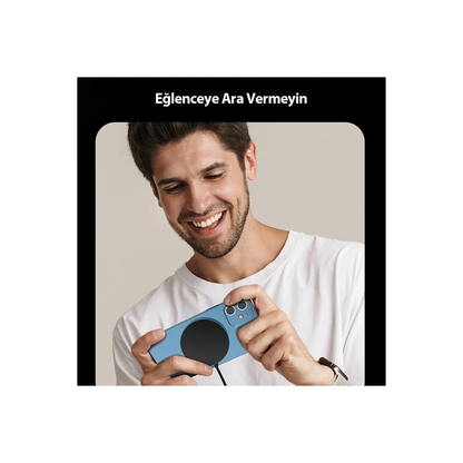 Earldom WC26 15W Magsafe Kablosuz Şarj - Siyah