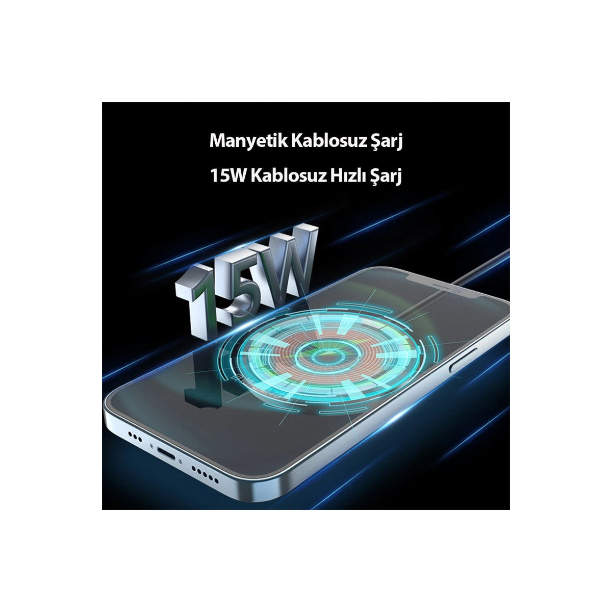 Earldom WC26 15W Magsafe Kablosuz Şarj