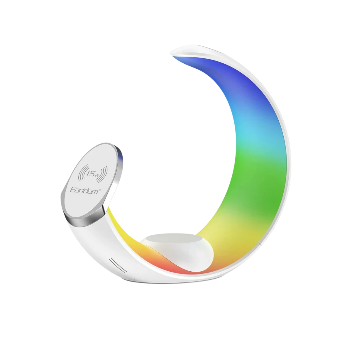 Earldom WC55 4in1 15W Telefon Saat ve Airpods İçin RGB Kablosuz Şarj Standı - Beyaz