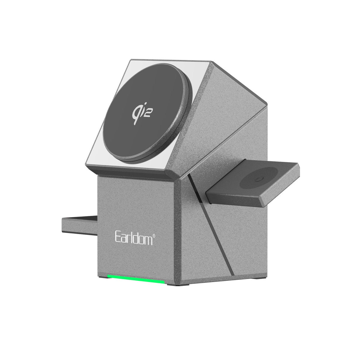 Earldom WC65 3in1 15W Telefon 2.5W Saat ve 5W Airpods İçin Kablosuz Şarj Standı