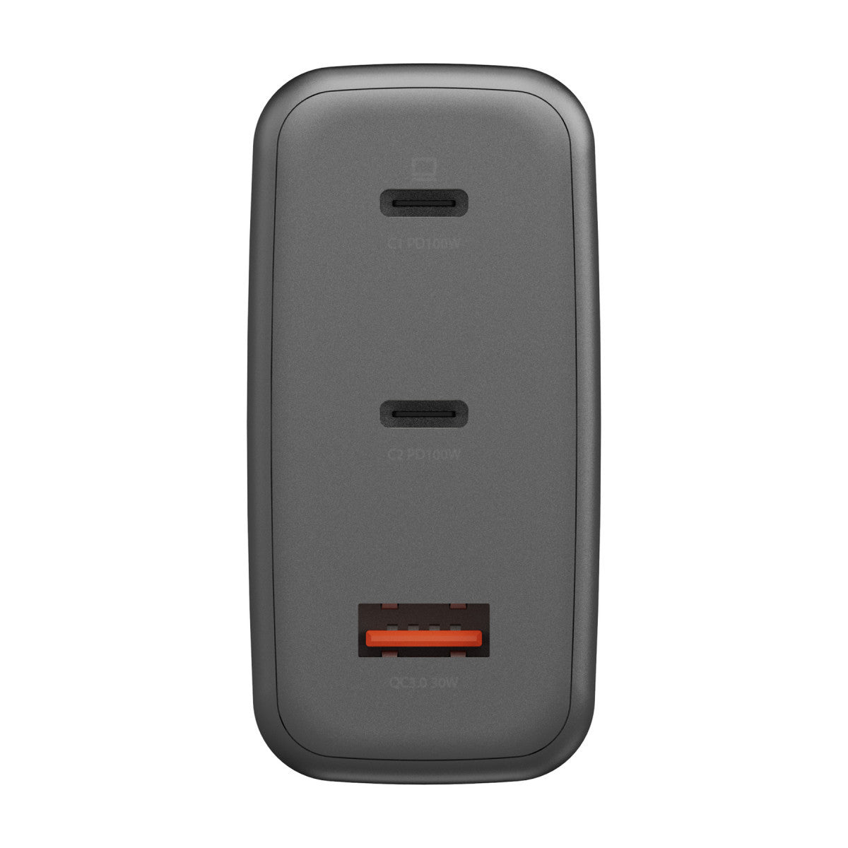Energea AmpCharge GaN100 2 Adet 100W Type-C ve 30W USB 3.0 Çıkışlı Hızlı Şarj Aleti